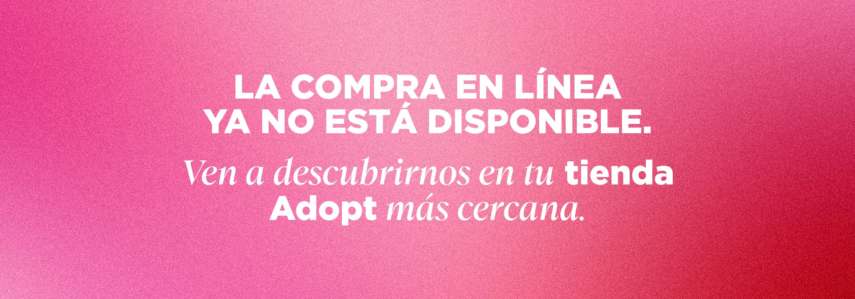 La compra en línea ya no está disponible