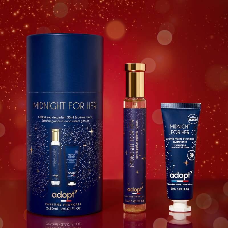 Midnight for her - Coffret eau de parfum 30 ml + crème main 30ml