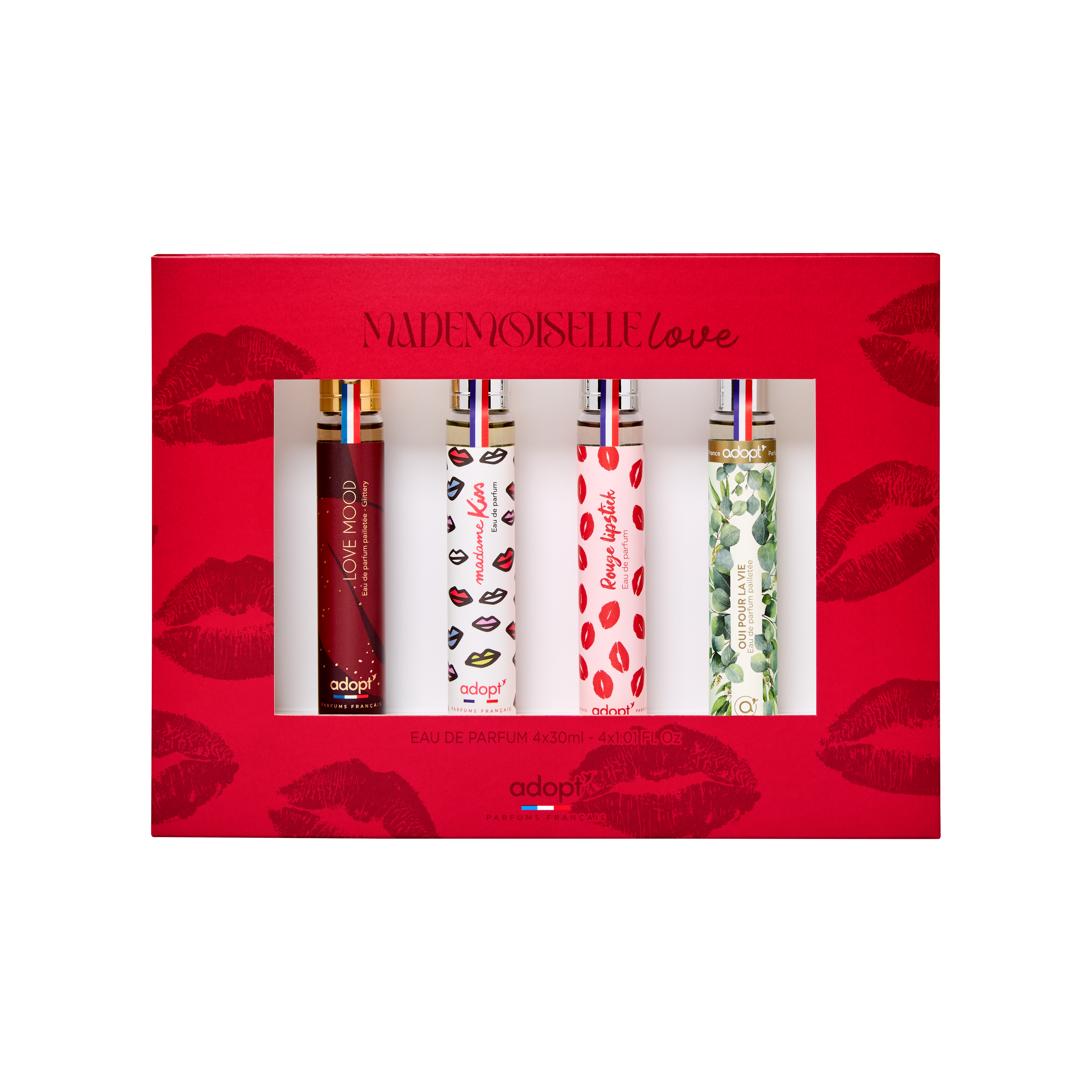 Mademoiselle Love - Set of 4 x eaux de parfum 30 ml Love mood +