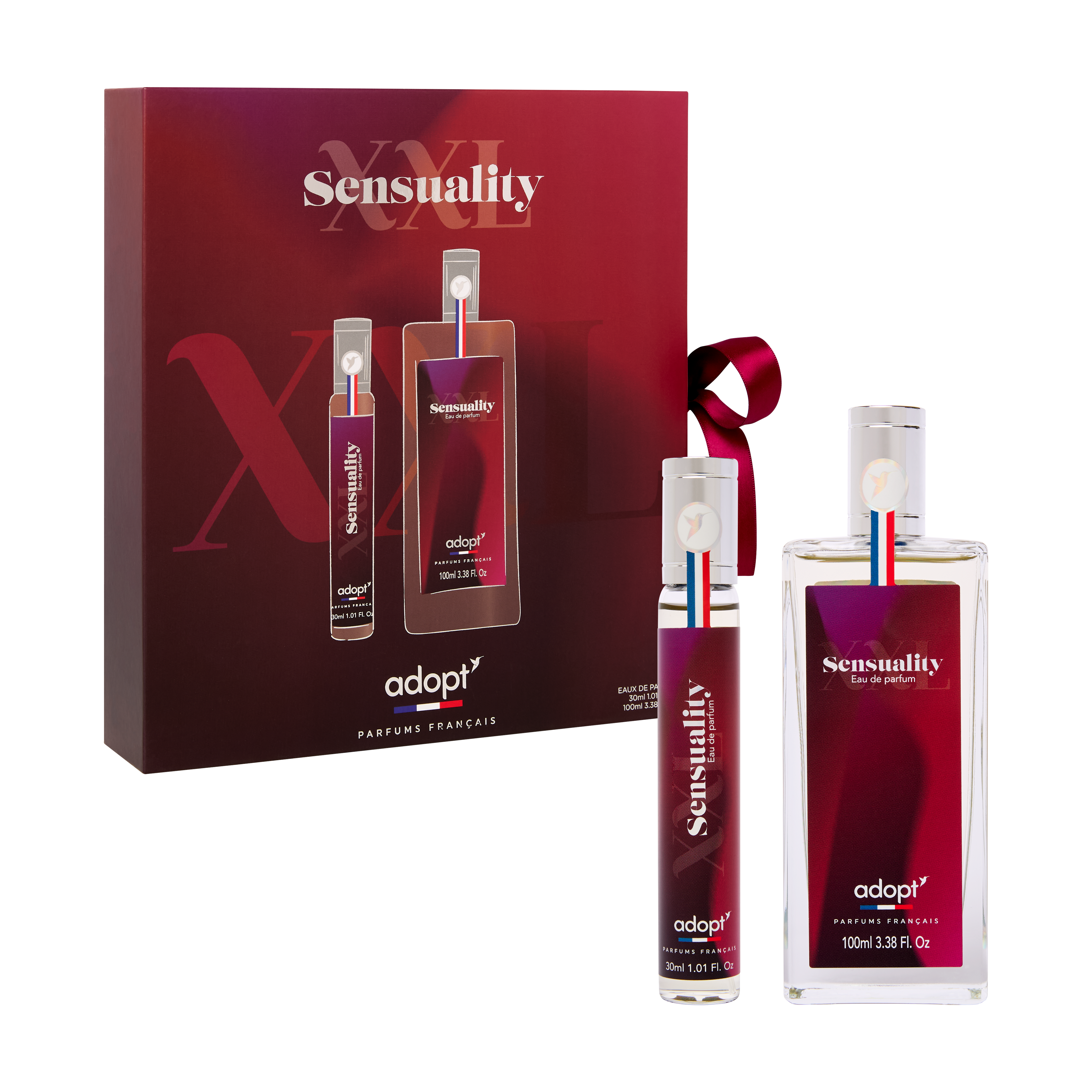 adopt' オードパルファム 3本セット 30ml Set 30 ml and 100 ml eau de parfums - XXL Sensuality
