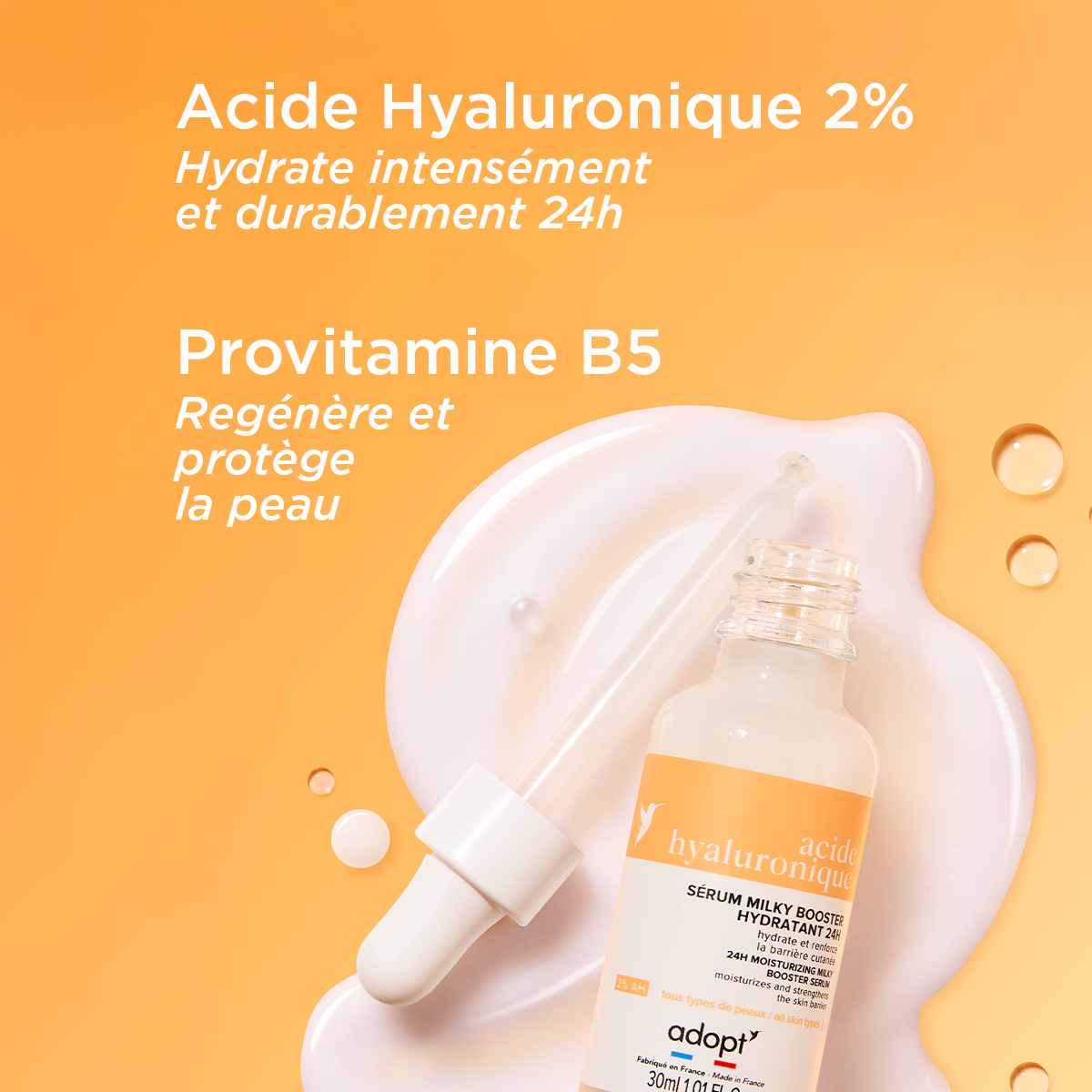 Sérum Milky Booster Hydratant 24h
