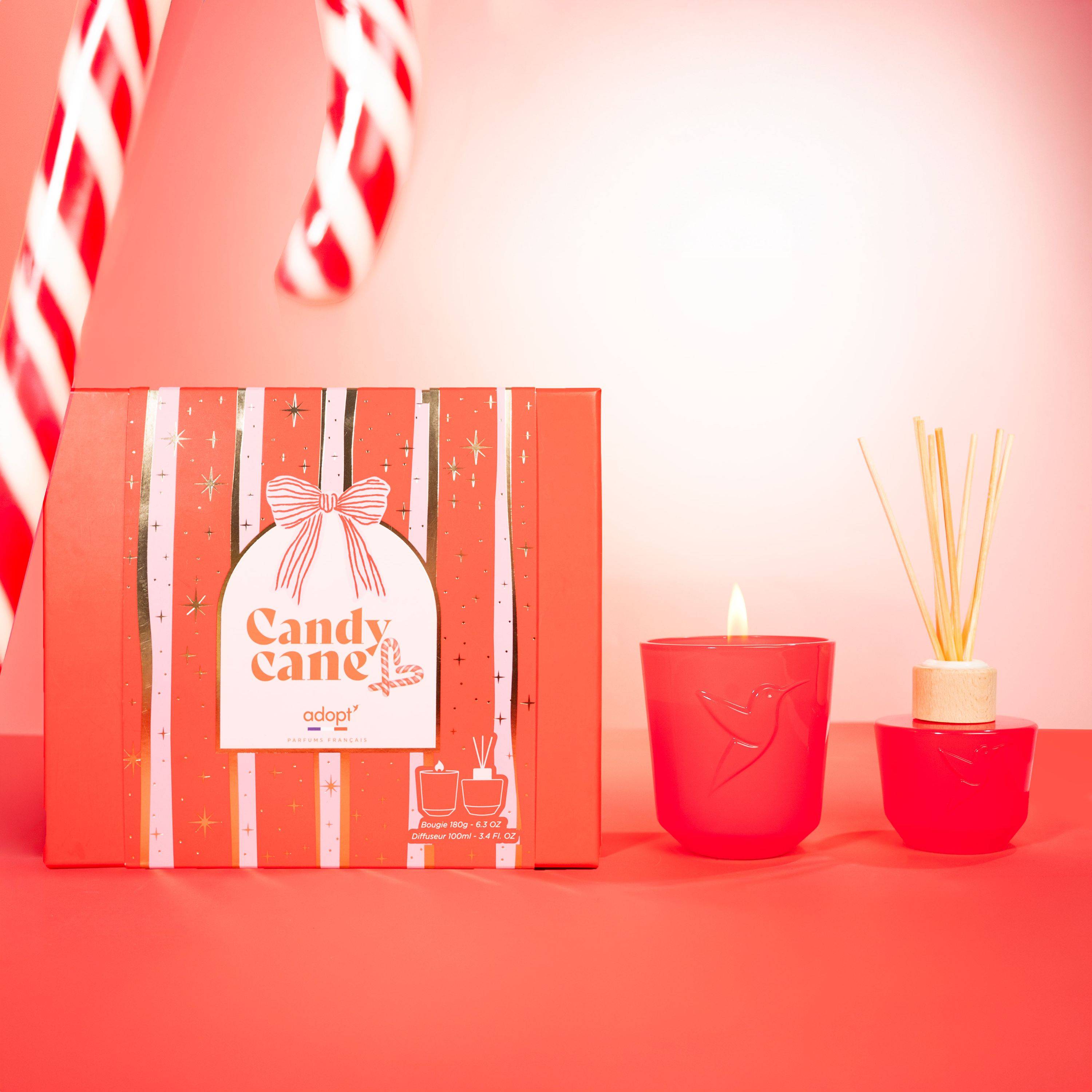 Sucre d'orge - Coffret Bougie 180 g + Diffuseur 100 ml
