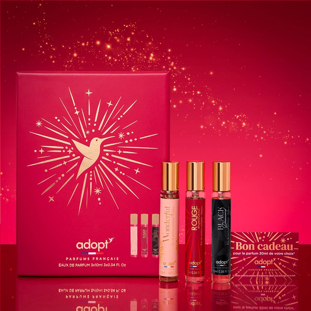 adopt 香水 3本セット ギフトボックス入り Discovery Box Set - Discovery Box Set 3 x eau de parfums 10 ml
