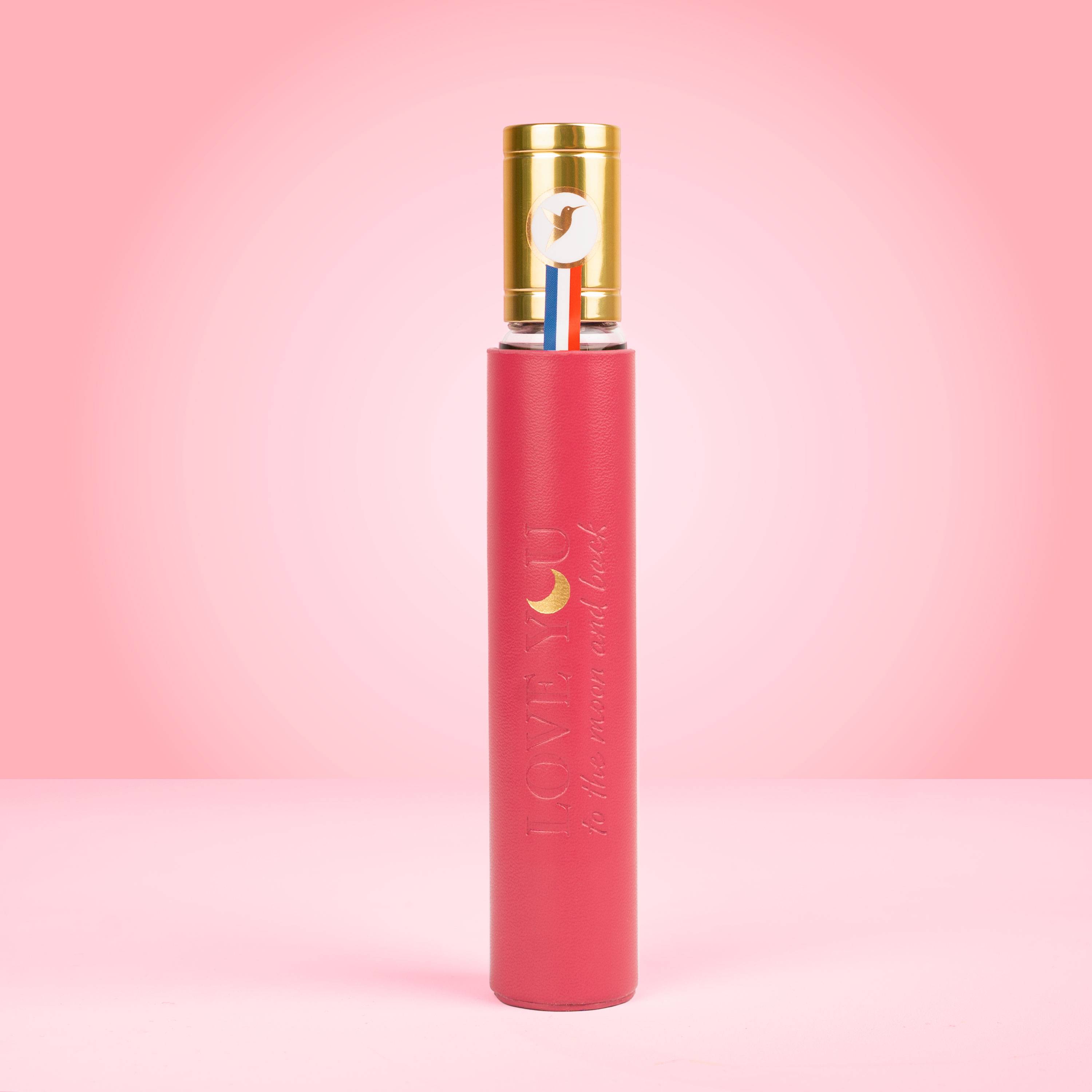 Etui à parfum - Etui simili cuir - Love you to the moon and back