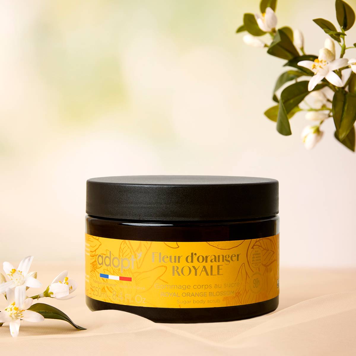 Fleur d'Oranger Royale - bodyscrub met suiker 250 ml