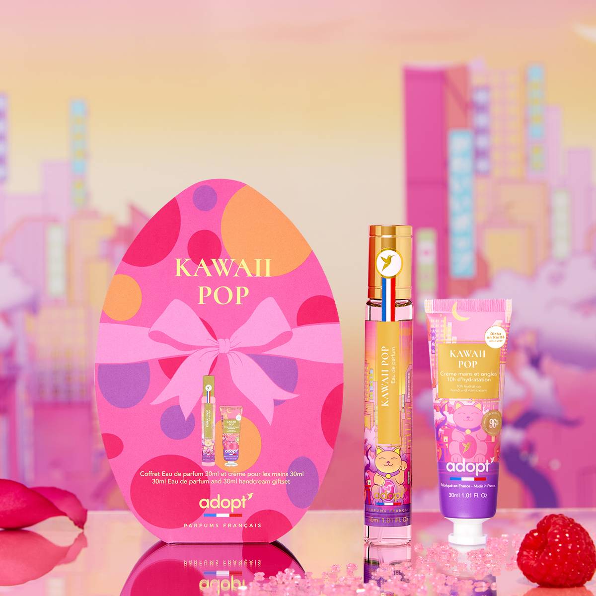 Set Eau de Parfum 30 ml + Hand Cream 30 ml - Kawaii Pop
