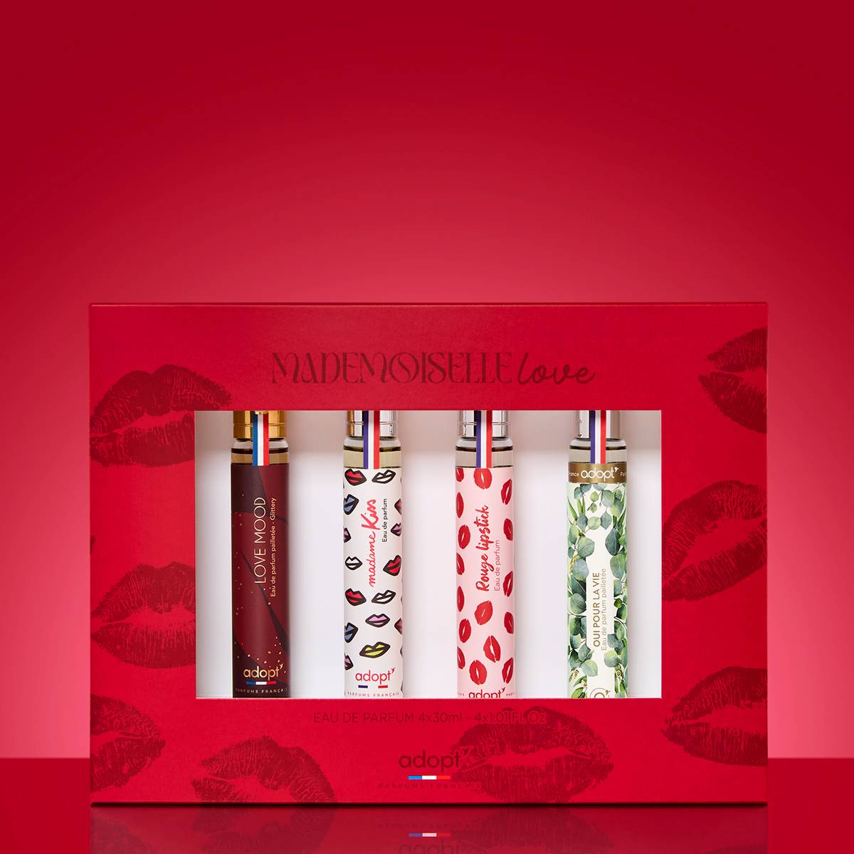 Mademoiselle Love - Set of 4 x eaux de parfum 30 ml Love mood +
