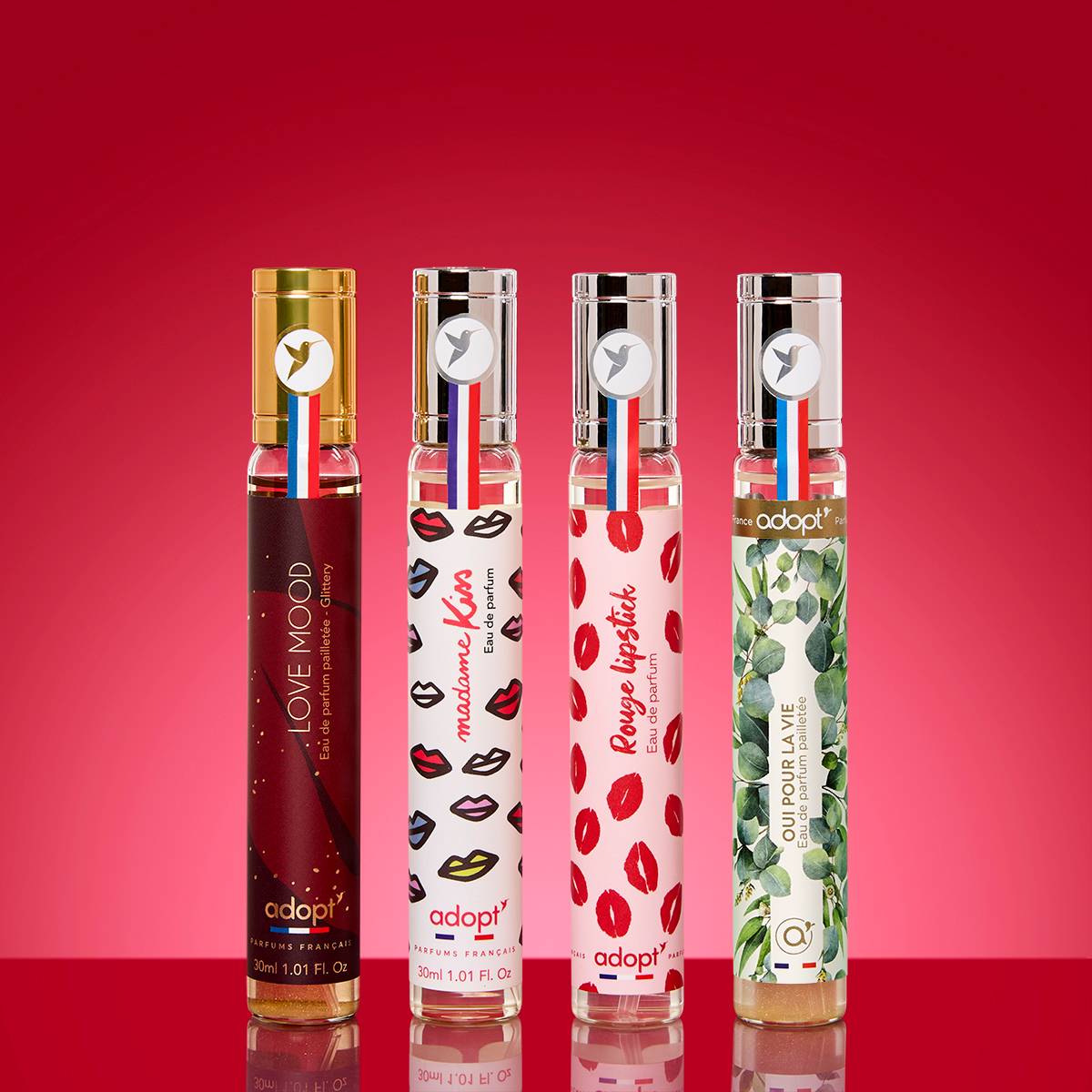 Mademoiselle Love - Set of 4 x eaux de parfum 30 ml Love mood +