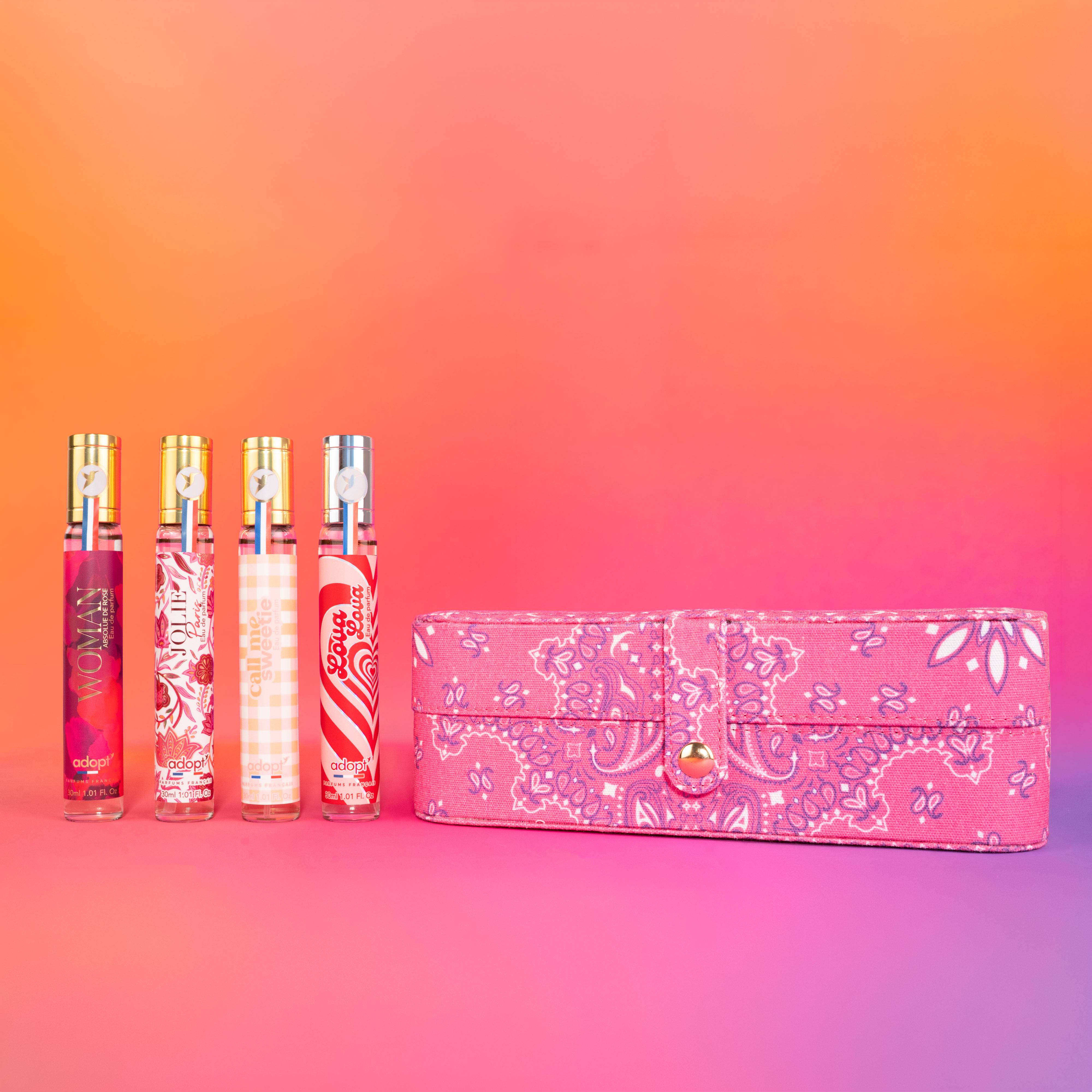 Kit Perfume box and its 4 eaux de parfum 30 ml - Floral Discovery