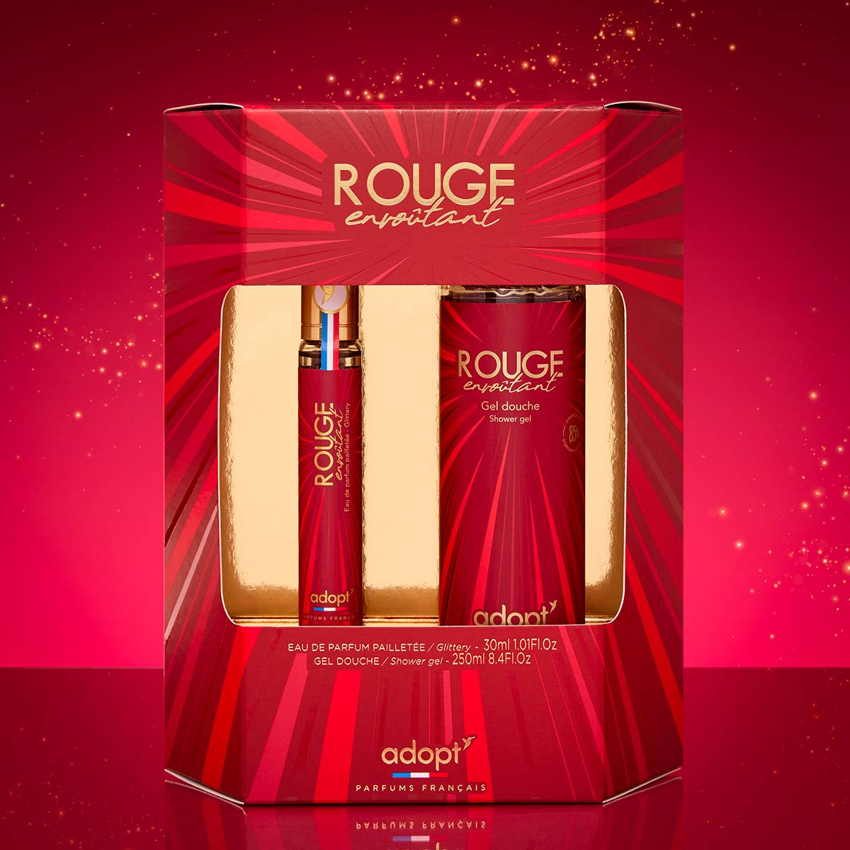 Rouge Envoûtant - Doos Eau de Parfum 30 ml + Douchegel 250 ml