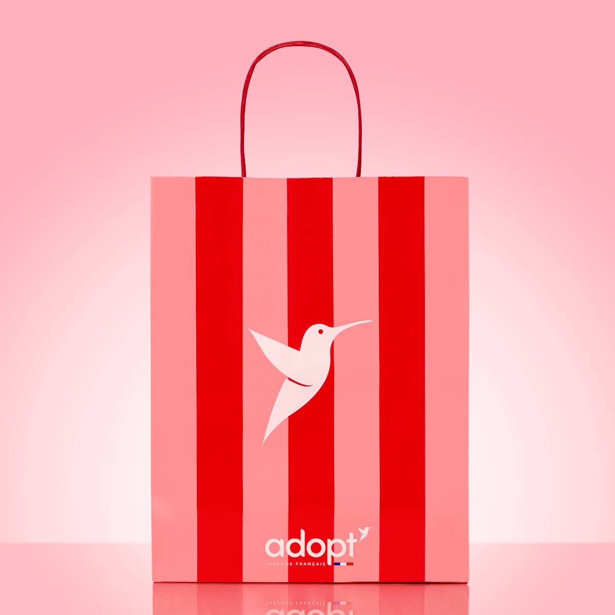 Sac papier cadeau - Moyenne taille Rouge