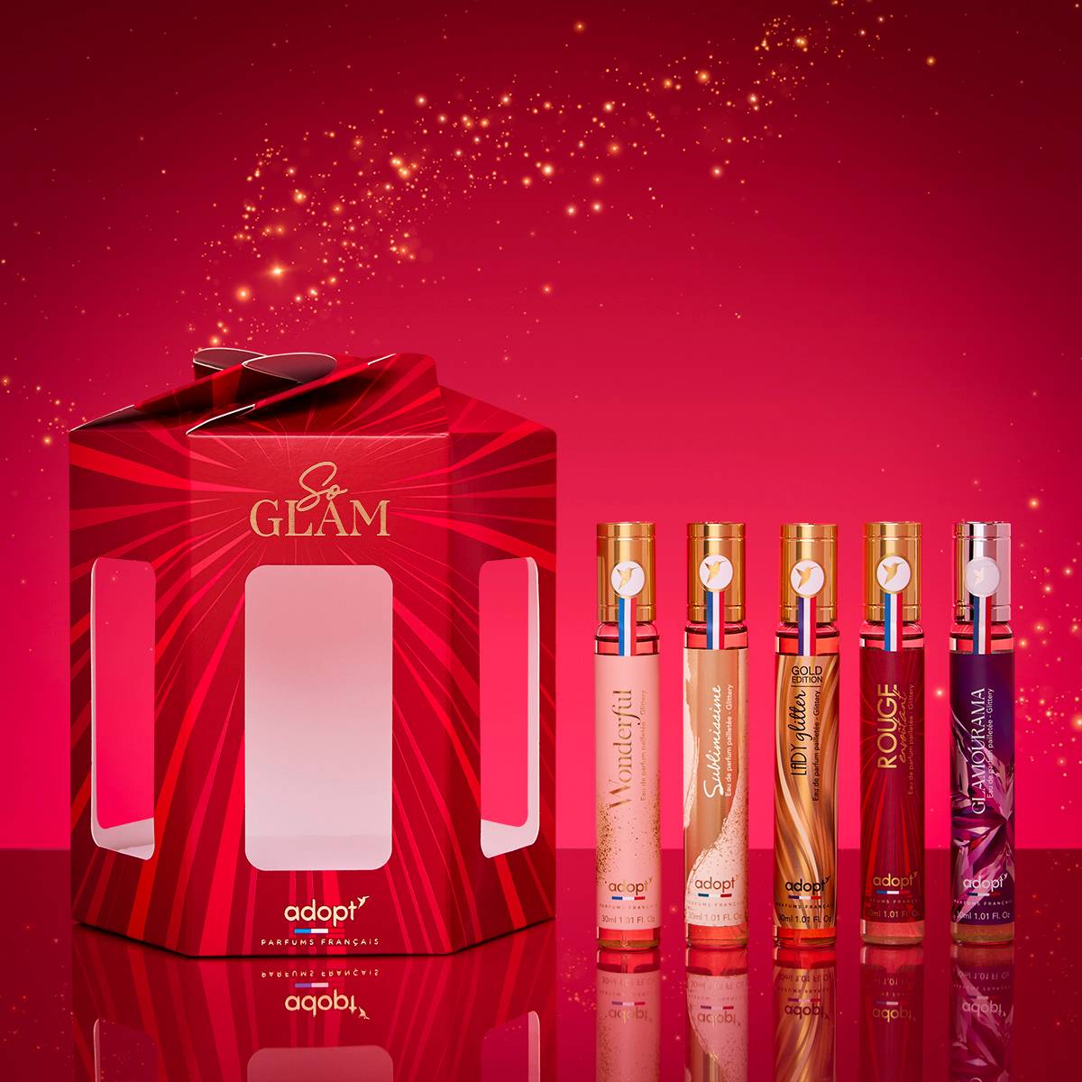 Eau De Parfum ADOPT' Glamourama - 30 Ml, Vaporisateur De Poche, Parfum Pour Femmes, Neuf