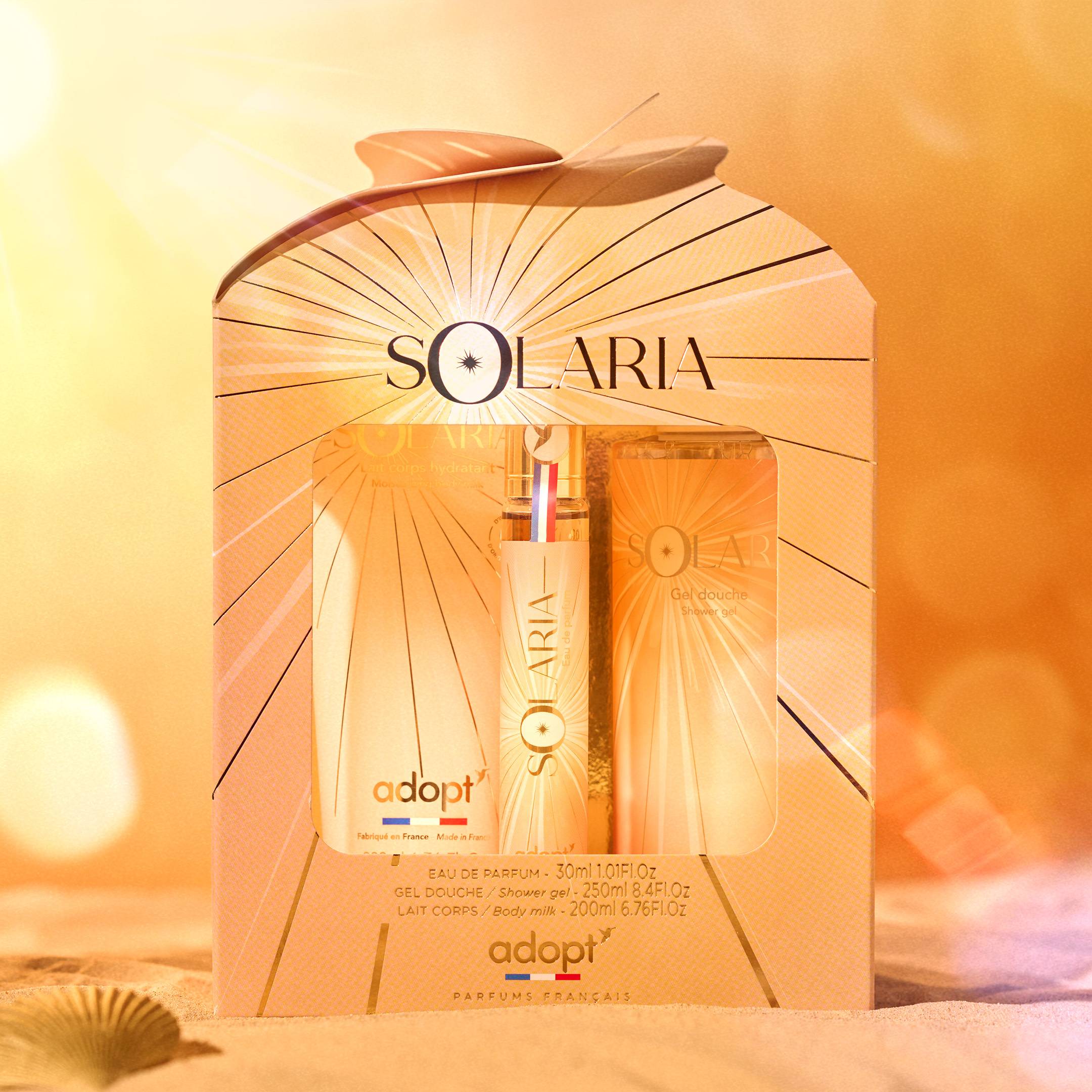 Solaria - Chalet set Solaria eau de parfum 30 ml + shower gel 250 ml + body lotion 200 ml 