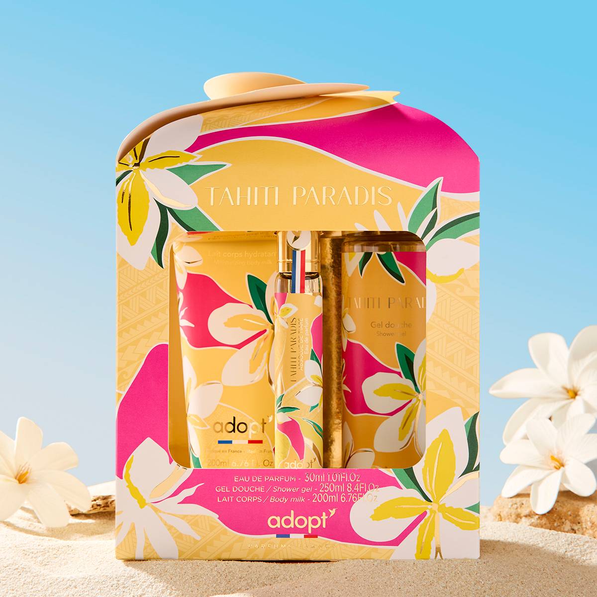 Tahiti Paradis  - Eau de parfum 30ml + Shower gel 250ml + Body lotion 200ml Set