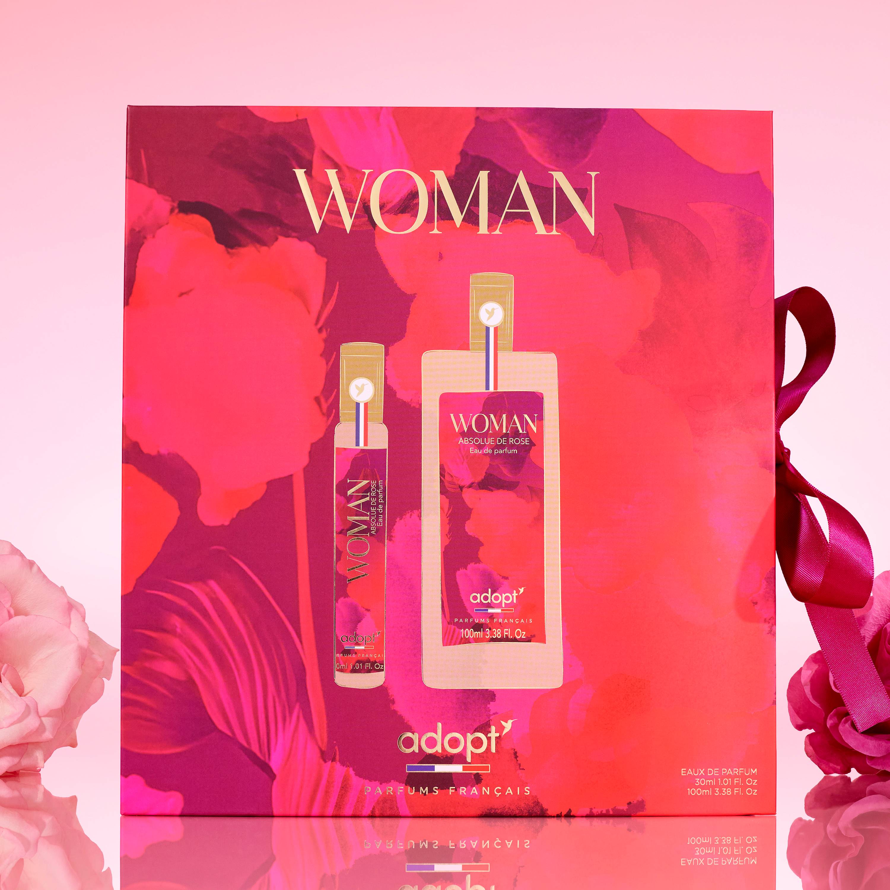 Coffret Adopt Woman avec une eau de parfum de 30 ml et une de 100 ml