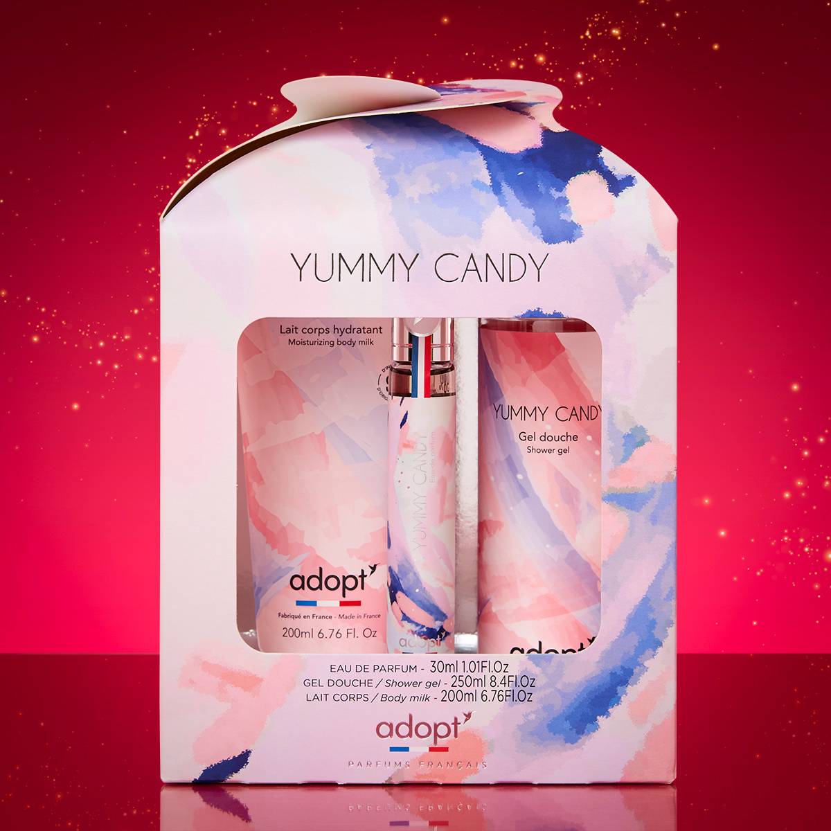 Yummy candy - Chalet set 30ml + shower gel 250ml + body milk 200ml