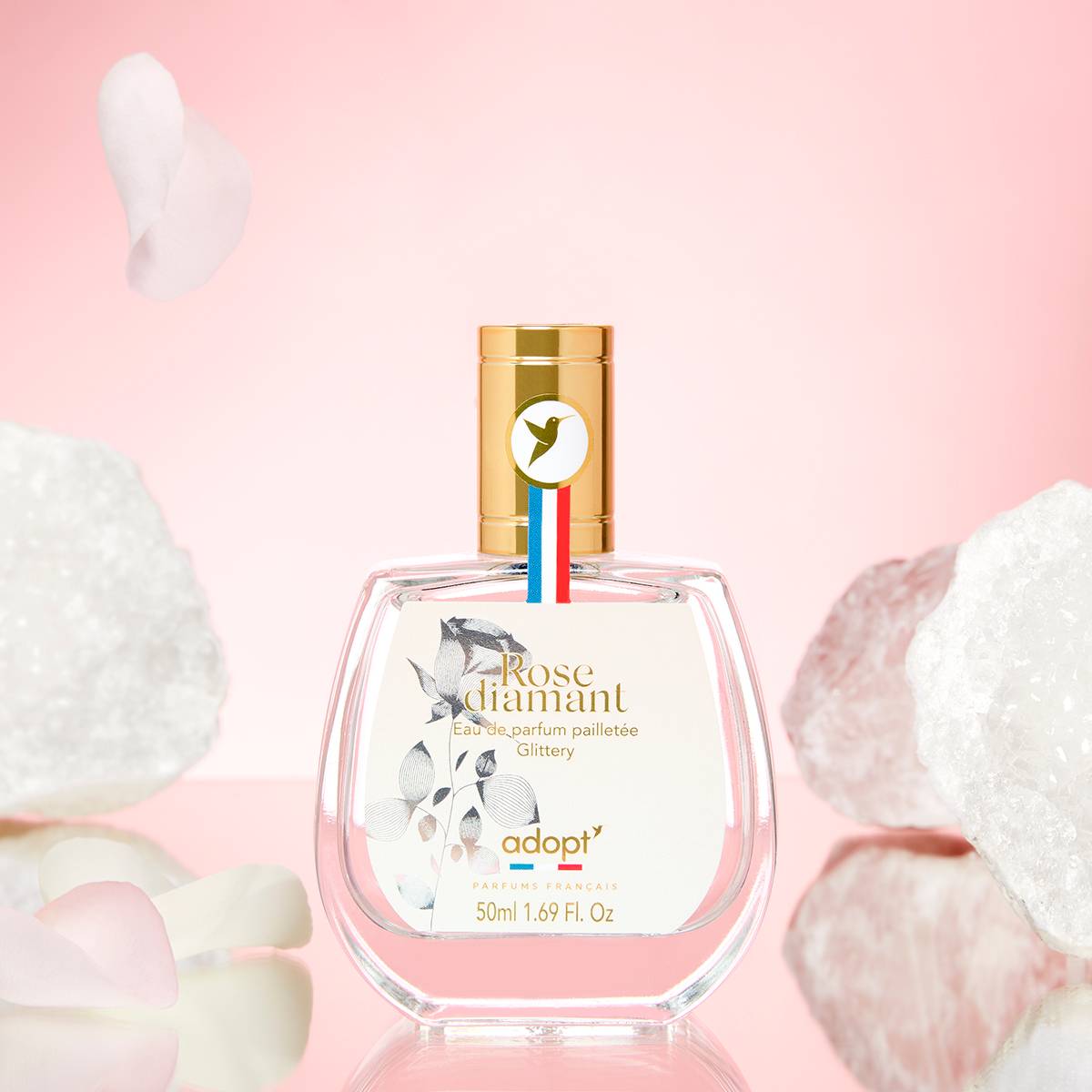 Rose Diamant - Eau de parfum pailletée 50 ml