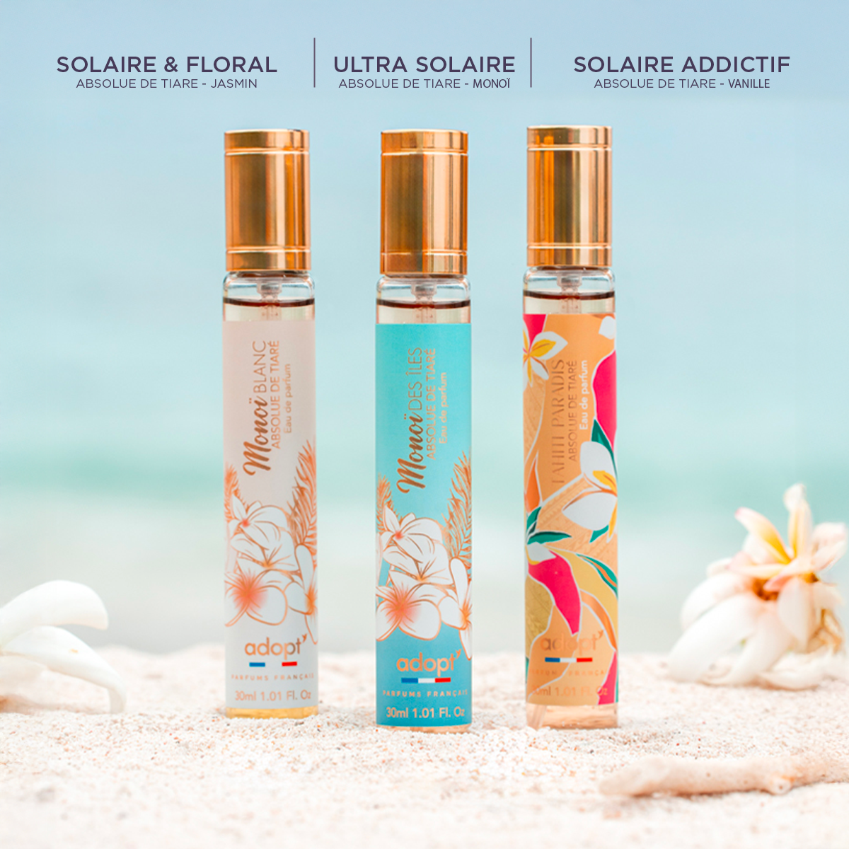 Désodorisant Voiture Parfum Monoï Des Îles - Flacon 4ml | Diffusion 6 Semaines | Fabriqué En France | Parfum Ambiance Cocooning