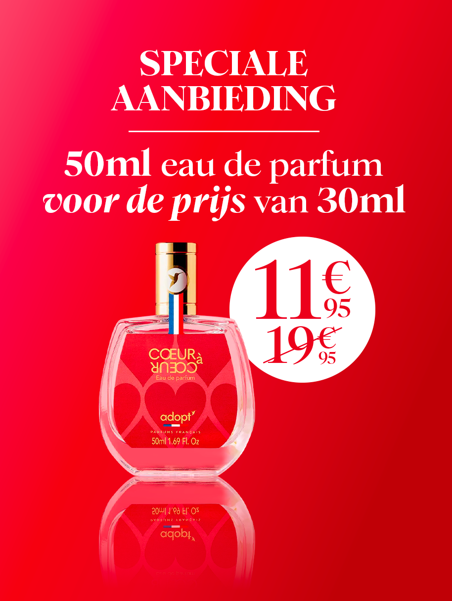50 ml voor de prijs van 30 ml