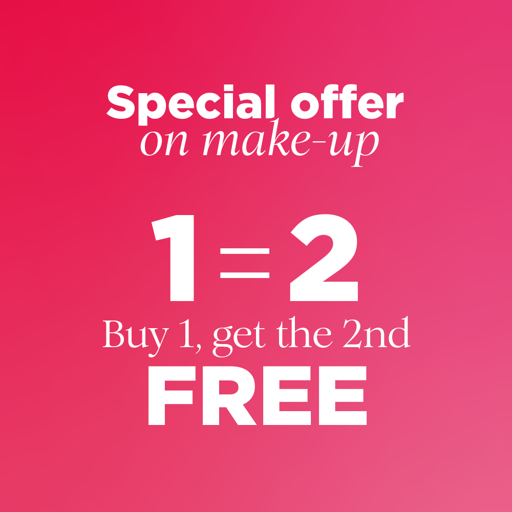 <p><strong>1=2 MAKEUP OFFER</strong></p>