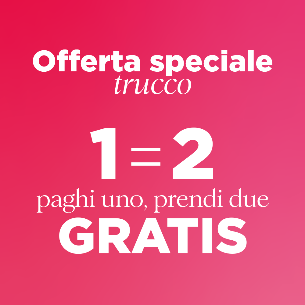 <p><strong>OFFERTA 1=2 MAKE-UP</strong></p>